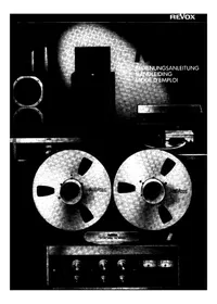 Notice STUDER REVOX B77 Enregistreur de bande