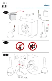 ALTEC LANSING VS 4621 - Enceintes audio