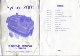 Notice CABRELLI KOMBIPLUS LE TURBO JET SYNCRO 2001 Moteur thermique
