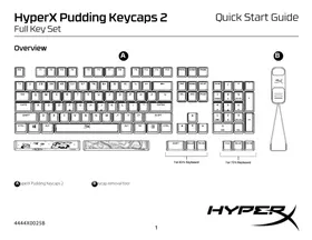 Pudding Keycaps 2 HYPERX