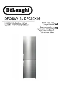 Εγχειρίδιο DELONGHI DFC60W16 ψυγείο