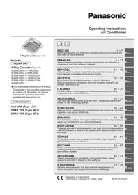 Інструкція PANASONIC S-106MU2E5A кондиціонер