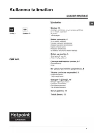 FMF 602 TK.M Hotpoint Ariston