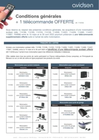 cg op telecommande mars AVIDSEN