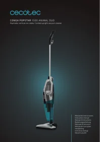 CECOTEC Conga Popstar 1500 Animal Duostick Easy - Aspirador vertical