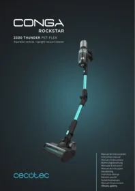 CECOTEC Conga Rockstar 2500 Thunder Pet Flex - Aspirador vertical
