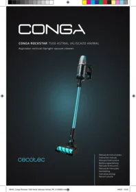 CECOTEC Conga Rockstar 7500 Astral Jaliscazo Animal - Aspiradora escoba