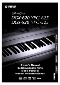 Manual YAMAHA YPG-625 Teclado