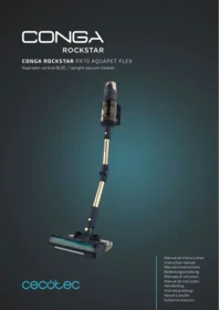 CECOTEC Conga Rockstar Rx70 Aquapet Flex X Treme - Aspiradora escoba