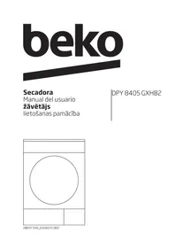 Lietošanas instrukcija BEKO DPY 8405 GXHB2 žāvējamā mašīna
