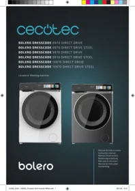 CECOTEC Bolero Dresscode 8970 Direct Drive - Lavadora