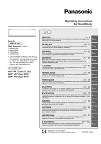Інструкція PANASONIC S-45MK2E5A кондиціонер