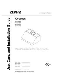 Zephyr Cypress AK7842BS - Range hood