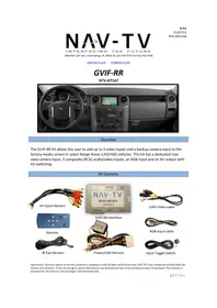 GVIF-RR NTV-KIT167 NAV-TV
