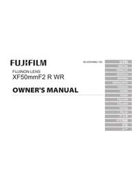 Fujinon XF 50mm f/2 R WR FUJIFILM