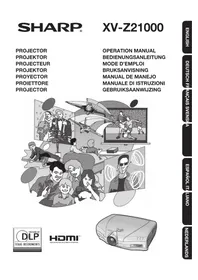 SHARP XV-Z21000 - Projector