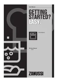 دليل ZANUSSI ZOP37962XU فرن