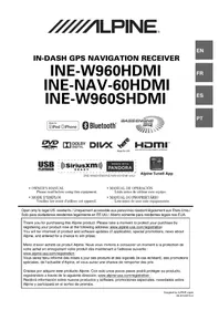 Manual ALPINE INE-NAV60HDMI Gps