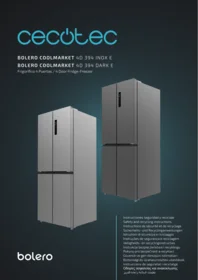 CECOTEC Bolero Coolmarket 4d 394 Dark E - Refrigerador