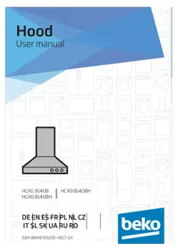 Інструкція BEKO HCA93641WH витяжка
