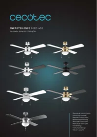 CECOTEC Energysilence Aero 450 Fullwhite - Ventilador de teto