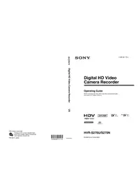 SONY HVR-S270N - Camcorder