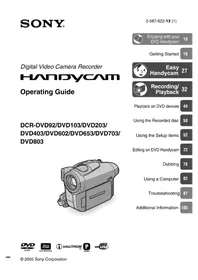 DCR-DVD703 SONY