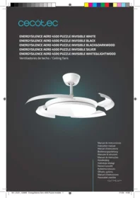 CECOTEC Energysilence Aero 4500 Puzzle Invisible - Ventilador de teto