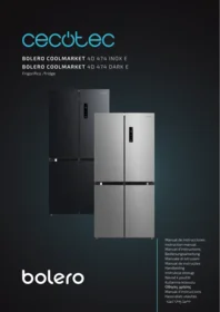 CECOTEC Bolero Coolmarket 4d 474 Dark E - Refrigerador