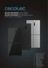 CECOTEC Bolero Coolmarket 4d 503 Dark E - Refrigerador