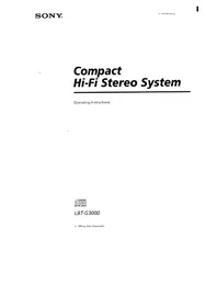SONY LBT-G3000 - Hi-Fi System