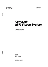 SONY LBT-D560 - Hi-Fi System