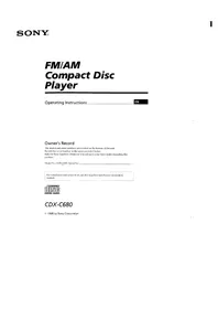 CDX-C680 SONY
