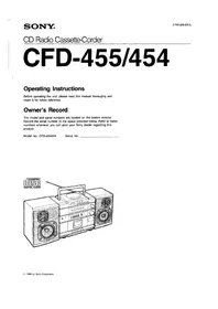 SONY CFD-454 - Hi-Fi System