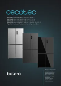 CECOTEC Bolero Coolmarket 4d 601 Dark E - Refrigerador