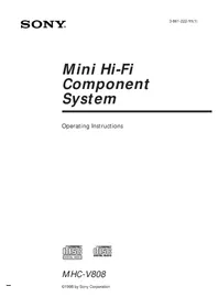 SONY MHC-V808 - Hi-Fi System
