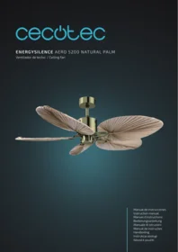 CECOTEC Energysilence Aero 5200 Natural Palm - Ventilador de teto
