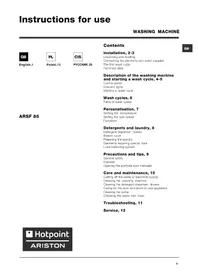 ARSF 85 (EU) Hotpoint Ariston