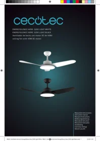 CECOTEC Energysilence Aero 5240 Light - Ventilador de teto