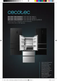 CECOTEC Bolero Coolmarket F2d 458 Sbi Dark E - Refrigerador