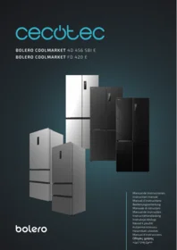 CECOTEC Bolero Coolmarket Fd 420 Dark E - Refrigerador