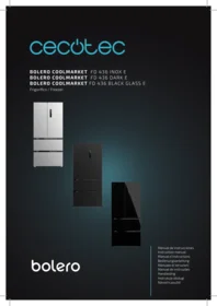 CECOTEC Bolero Coolmarket Fd 436 Dark E - Refrigerador