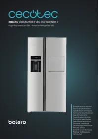 CECOTEC Bolero Coolmarket Sbs 556 Wid E - Refrigerador