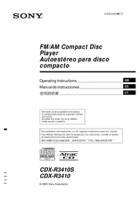 CDX-R3410S SONY