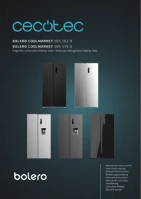 CECOTEC Bolero Coolmarket Sbs 562 Dark D - Refrigerador