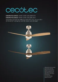 CECOTEC Energysilence Aero 5295 Goldblack - Ventilador de techo