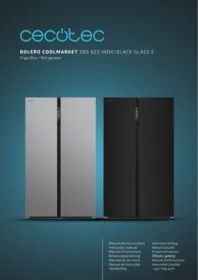 CECOTEC Bolero Coolmarket Sbs 623 Glass E - Refrigerador