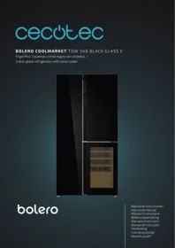 CECOTEC Bolero Coolmarket Tdw 548 Glass E - Refrigerador