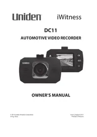UNIDEN DC11 - Camcorder