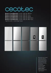 CECOTEC Bolero Coolmarket Combi 296 Df Dark - Refrigerador